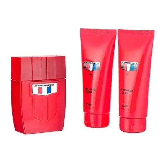Kit Camaro Red ( Deo Colônia + Shampoo + Pós Barba )
