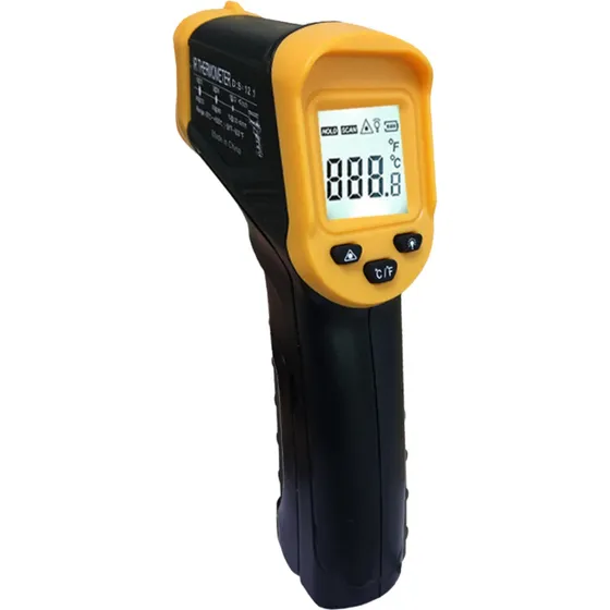 Termómetro digital láser industrial con temperatura de -50 a 500 °C