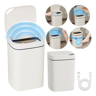 Lixeira Inteligente Usb Com Sensor Automático 3 Funções Lixeira Inteligente Usb Com Sensor Automático 3 Funções