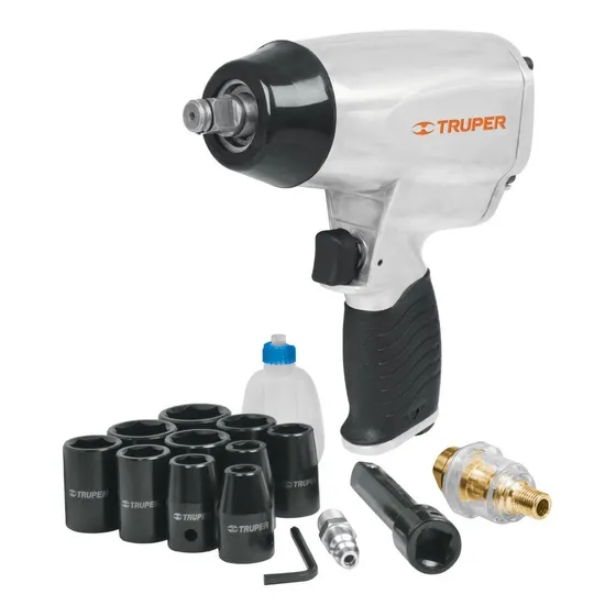 Kit Llave De Impacto 1/2 Con Estuche Truper