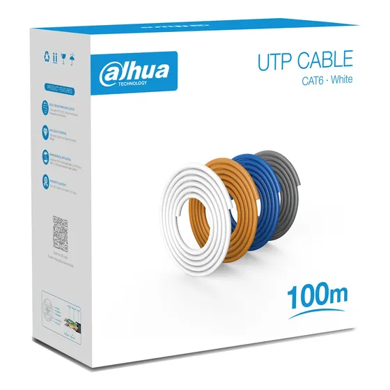 Cable Utp Cat6 100% Cobre Bobina 100 Mts | Dahua