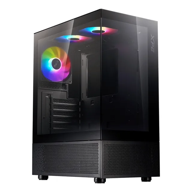 Gabinete Gamer Xpg Invader X Mini Argb Atx C/templado Negro