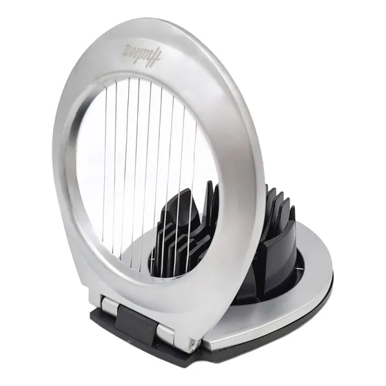 Cortador Rebanador De Huevo Acero Inox Hudson Plateado