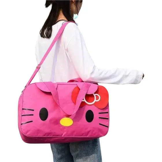 Bolso Maleta Viajera Deportiva Hello Para Niñas Y Adultos
