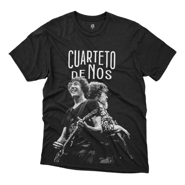 Camiseta Algodón Cuarteto De Nos Colombia Band 2025