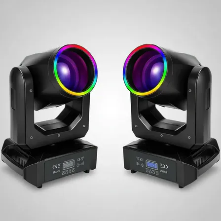 Cabeza Móvil, 230 W, Luces Led Beam Roboticas Fiestas, 2 Uni