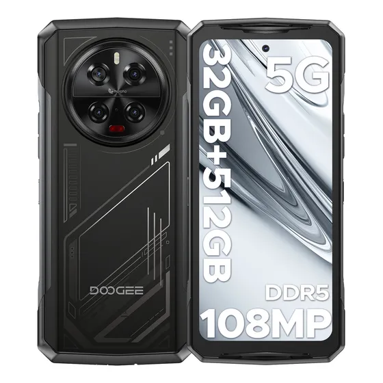Celular Doogee V40 5g Dual Sim 512 Gb Rom 12 Gb Ram Mtk7300 4nm Octa Core Batería Grande De 8680 Mah 6.78 Fhd+ Ips 120hz Movil Resistente Android 14