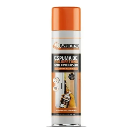 Espuma De Poliuretano Expandido En Aerosol De 300ml Sellar