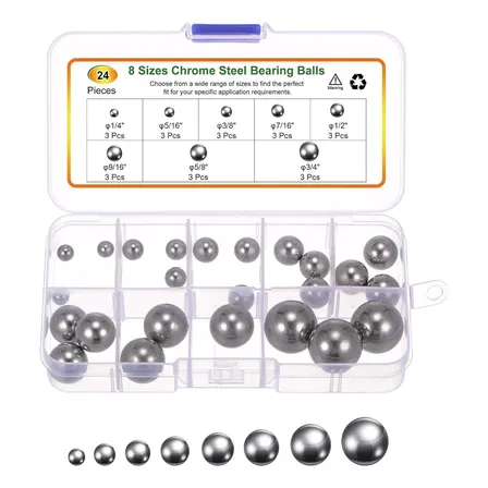 Juego De 24 Bolas De Precisión G10 De 1/4 Pulgadas, 5/...