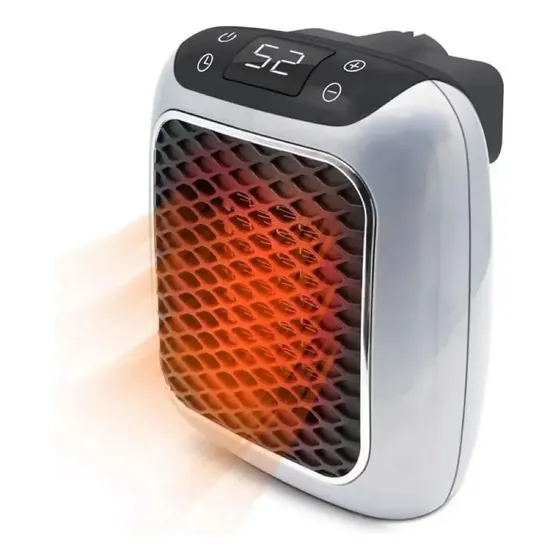 Mini Aquecedor Portátil Ambiente Elétrico De Parede 110v