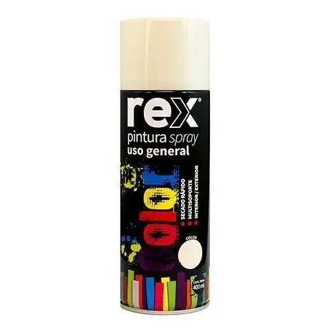 Pintura En Spray Blanco Brillante Rex - Mosca