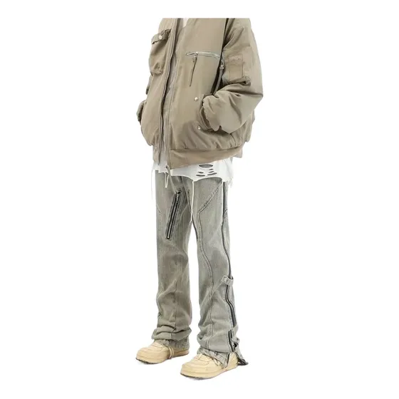 Calça Jeans Boca De Sino Casual