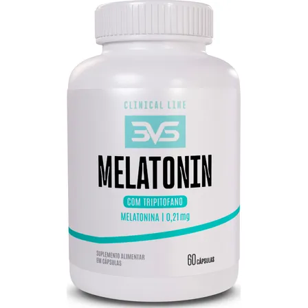 Melatonina Com Triptofano - Fórmula Com Máxima Concentração E Biodisponibilidade - 60 Cápsulas