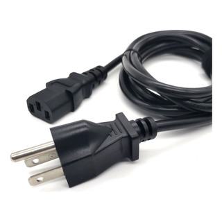 Cable De Corriente Alimentación Ac Pc 1.8m Cobre Computadora Cable De Corriente Alimentación Ac Pc 1.8m Cobre Computadora