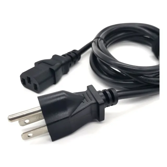 Cable De Corriente Alimentación Ac Pc 1.8m Cobre Computadora