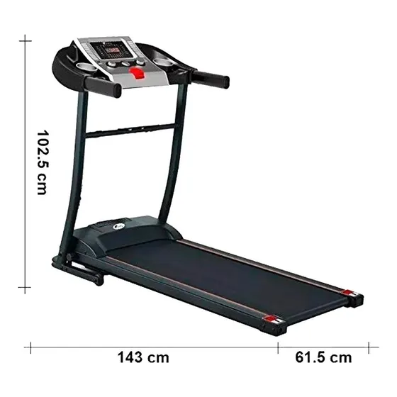 Caminadora Eléctrica Centurfit Mkz-caml515 110v Color Negro