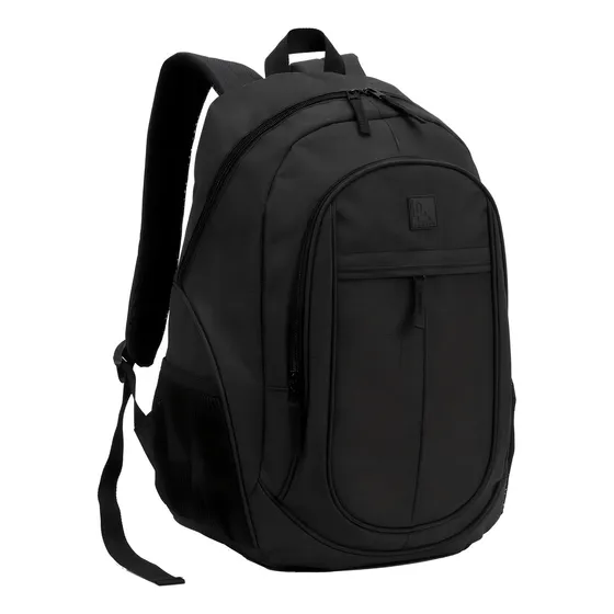 Mochila escolar Denlex MCJDL cor preto design lisa 25L