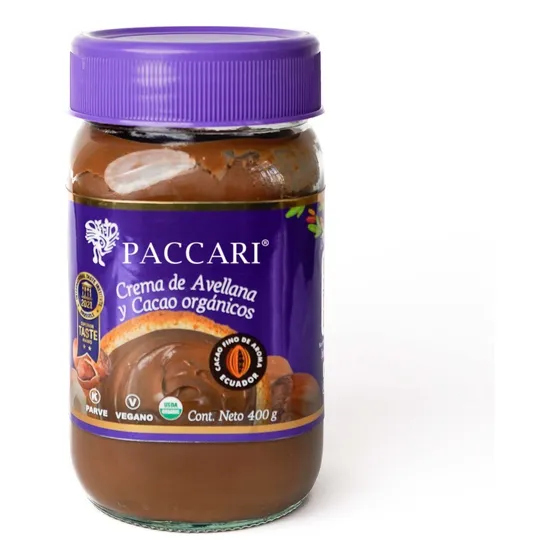 Paccari Crema De Avellanas Y  Cacao Orgánicos