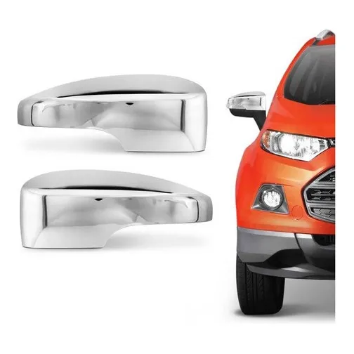 Aplique Capa Cromada Retrovisor Ecosport 13 14 15 C/ Pisca