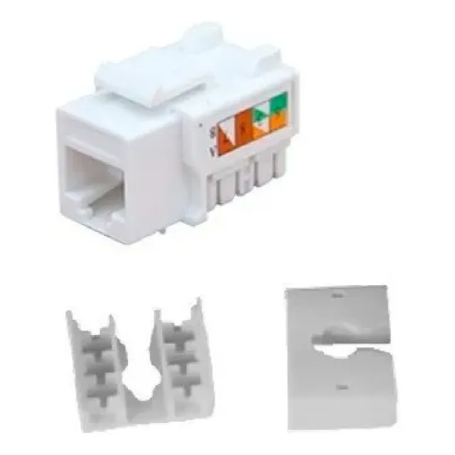 25 Pz Conector Jack Rj45 Cat6 90grados Enson Ens-jc6bl 