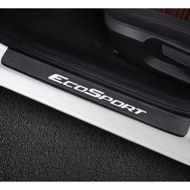 Protector Pisapuertas Ecosport Vinil Fibra De Carbono X4