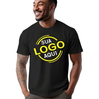 Camiseta Personalizada Empresa Logo Trabalho Uniforme Festa Camiseta Personalizada Empresa Logo Trabalho Uniforme Festa