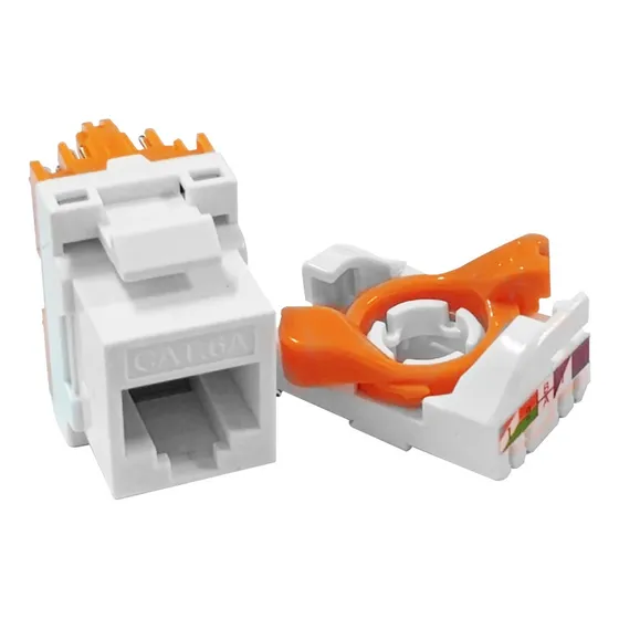 Jack Roseta Rj45 Cat 6 Autocrimpeable Universal Reutilizable