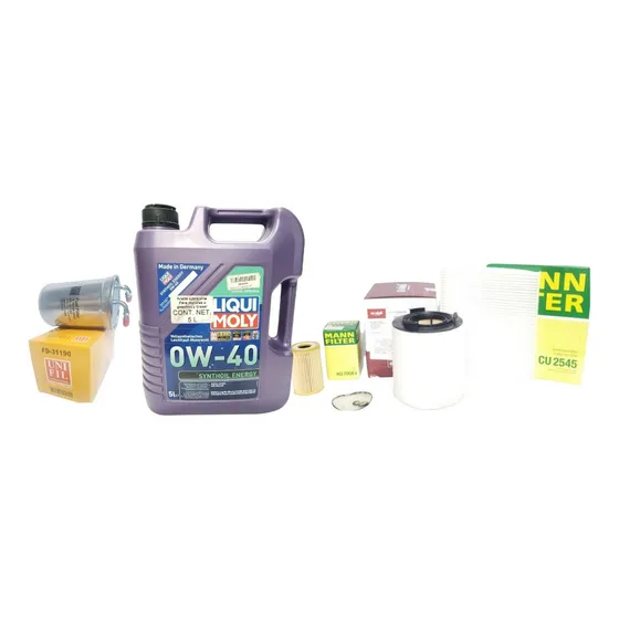 Kit Afinacion Vento 1.6 Tdi 2014-2017 4 Filtros 0w40 Synthoi