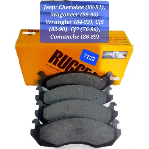 Pastillas De Freno 7122 Cherokee/wagoneer/wrangler/cj5/cj7