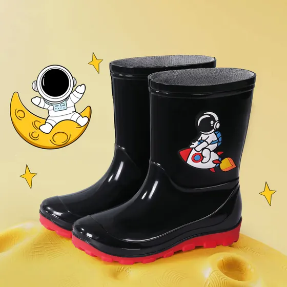 Fábrica De Botas De Lluvia Negras Para Astronautas Zhongda P