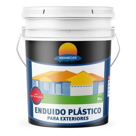 Enduído Plástico Para Exteriores 30 Kg  | Amanecer