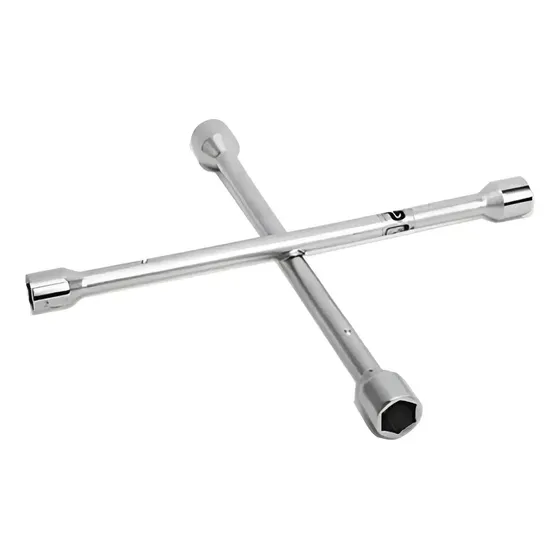Llave De Rueda Cruz Cromada 14'' 17, 19, 21, 23mm Kendo | Cuotas sin interés