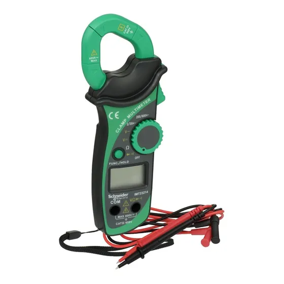 Pinza Amperimetrica Schneider 600a 600vac/dc Cat3