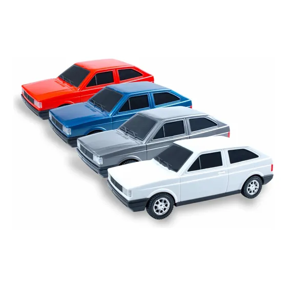 Kit 4 Miniatura Gol Quadrado Lançamento Diverplas