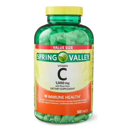 Vitamina C 1000 Mg Spring Valley 500 Comprimidos