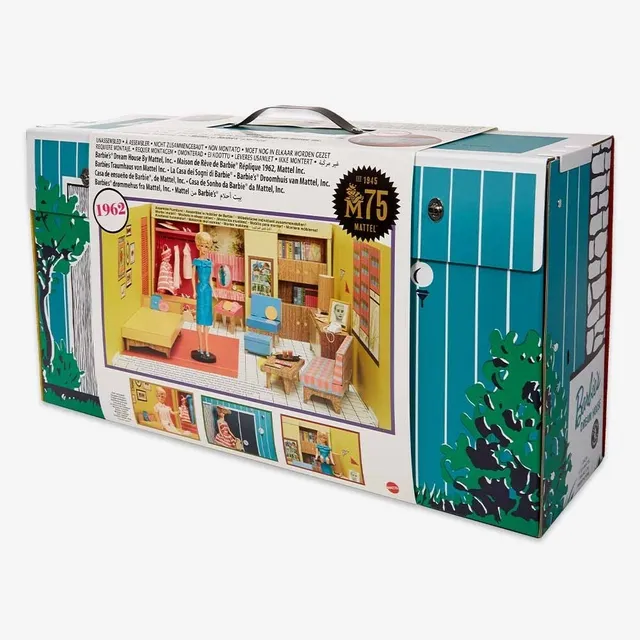 Barbie Dream House 1962, Mattel, Muñeca, Casa Y Accesorios