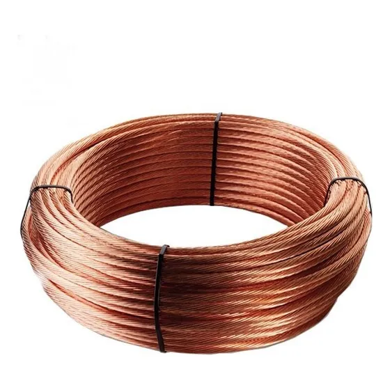 Cabo Cobre Nu 50mm Para Aterramento 2a7 Fios 5 Metros Rigido