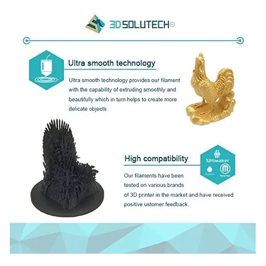 3d Solutech Aqua Blue Filamento Pla Azul Agua Para