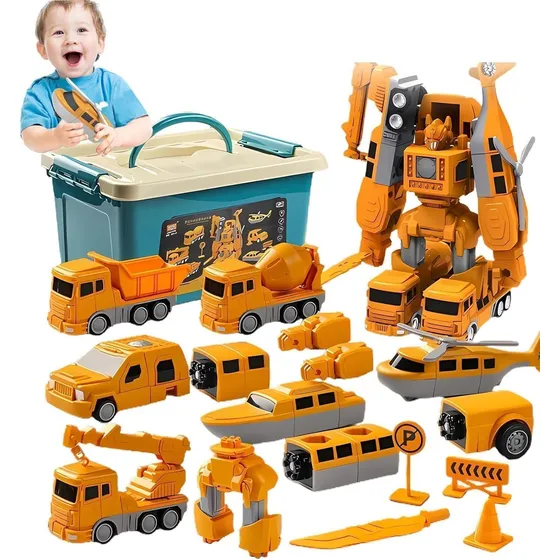 Robot Magnético Transformable | Juguete Kit Imanes