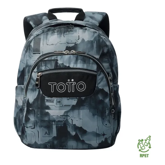 Bolso Morral Laptop 13 Escolar Totto Ecole Gommas 7yk