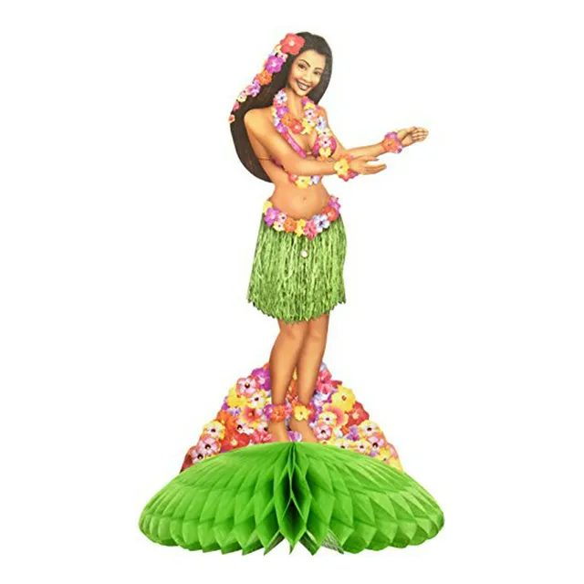 Centro De Mesa De Hula Beistle, 14 Pulgadas