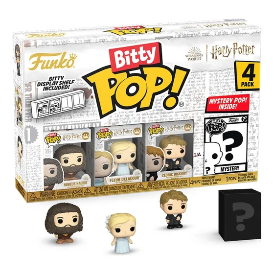 Funko Bitty Pop! Harry P Cáliz De Fuego Hagrid 4 Figuras