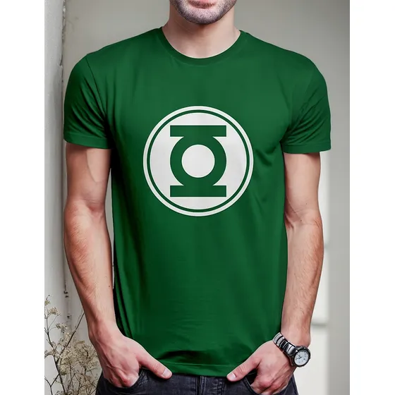 Polo Caballero Linterna Verde D0163