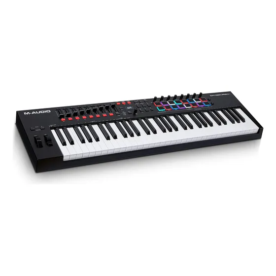 Controlador De Teclado Midi M-audio Oxygen Pro 61 Teclas Usb
