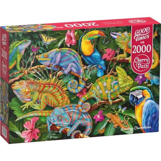 Amazing Chameleons Rompecabezas 2000 Piezas Ews