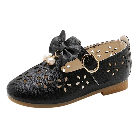 Rishine Zapato Para Niños,niño Bebe Niña Bowknot Pearl Dance