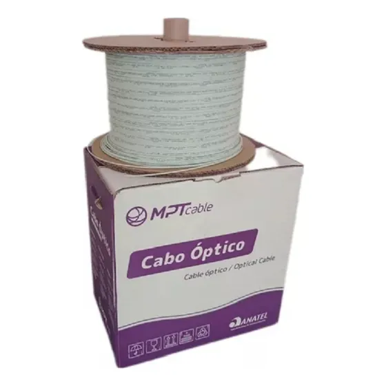 Cabo Low Friction Fibra Optica Monomodo 500 Metros Interno