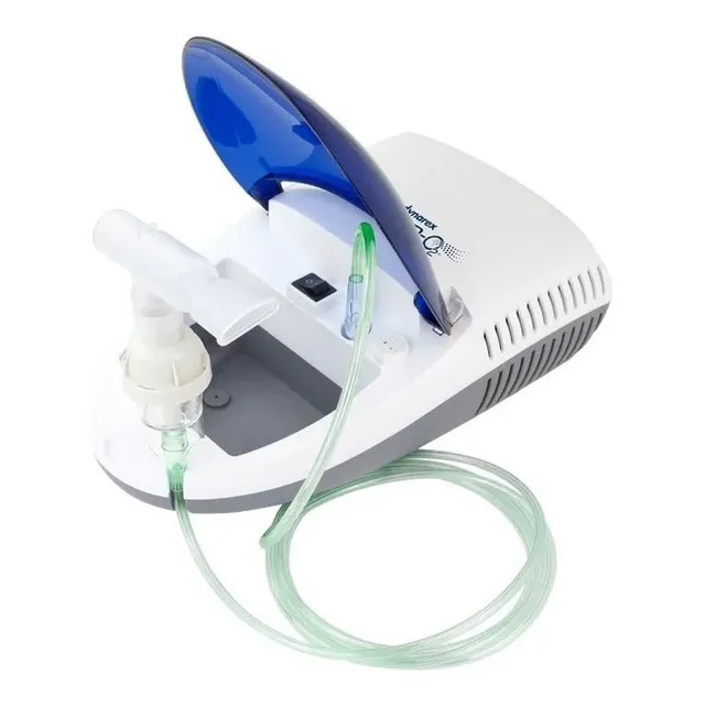 Nebulizador Compresor Dynarex Niño Adulto Silencio Elit Color Blanco