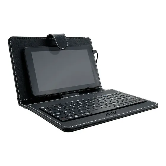 Funda Para Tablet Con Teclado Acteck 7´´ Micro Usb