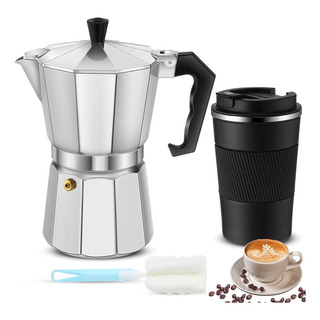 3 Pcs Moka Pot Espresso Coffee Maker 6 Cup Stovetop Espresso 3 Pcs Moka Pot Espresso Coffee Maker 6 Cup Stovetop Espresso